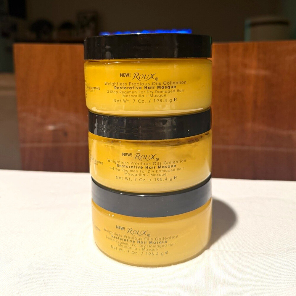VIRAL Roux Weightless Precious Oils Restorative Hair Mask Moisturizing (3 Pack)